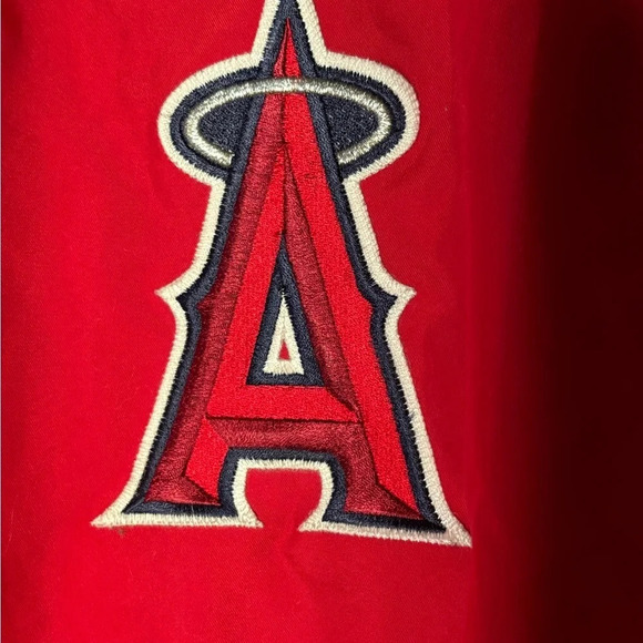 Vintage Majestic Windbreaker Jacket size M California Angels MLB Baseball - Picture 2 of 4